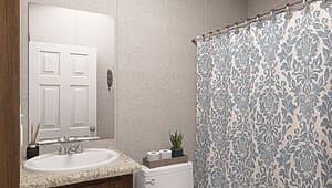 The blossom lot #26 bathroom home features