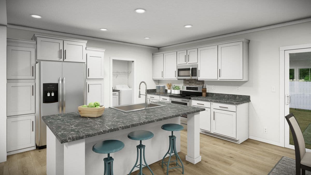 The parker kitchen home features