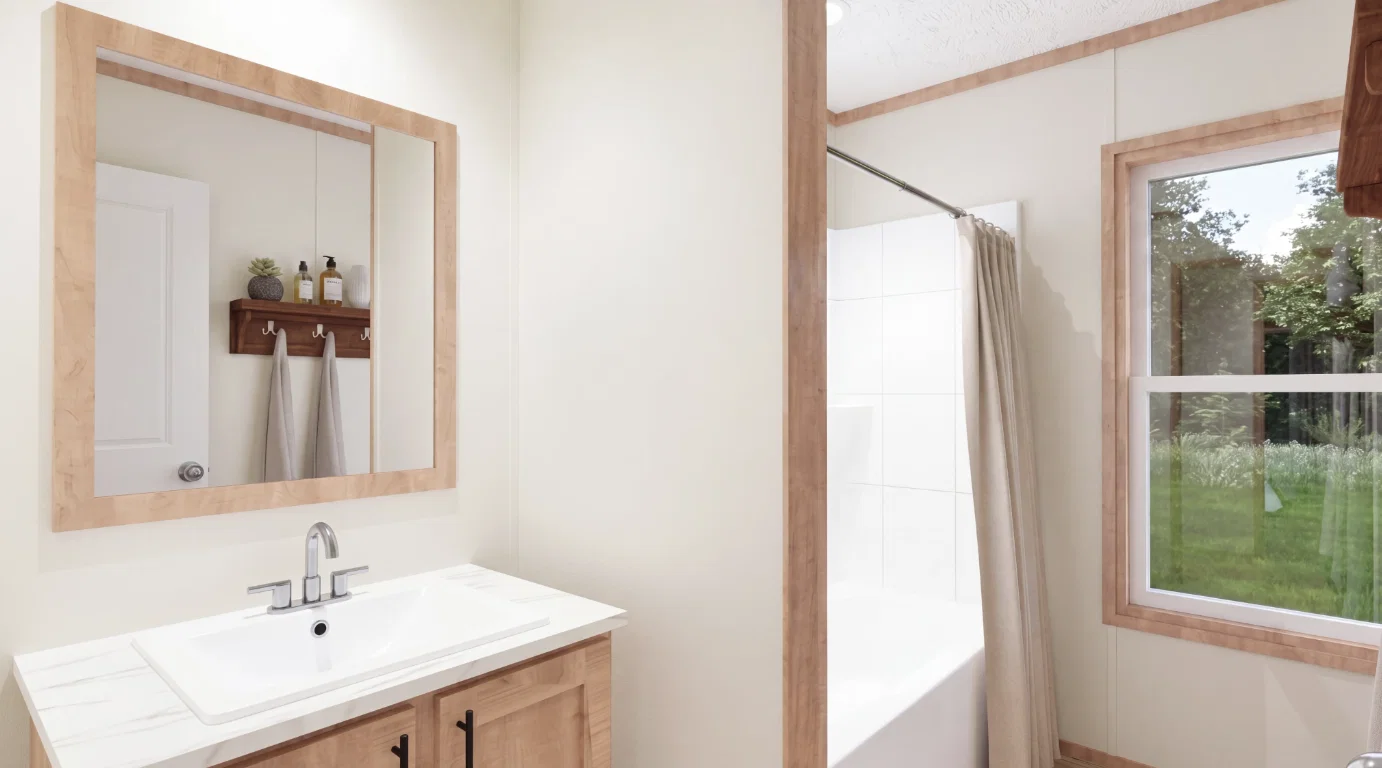 Explorer bathroom home features