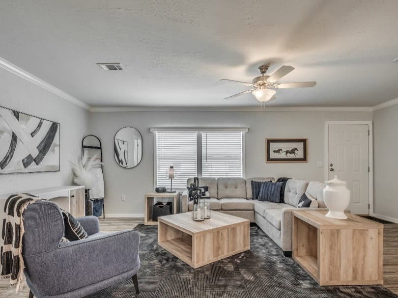 The mason lot #9 interior home features
