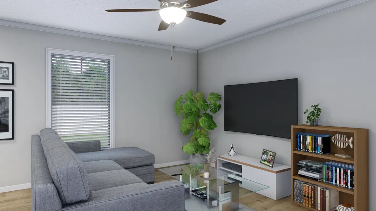 The waverly interior home features