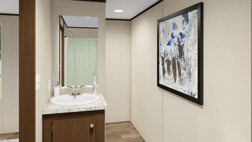 The bliss lot #25 bathroom home features