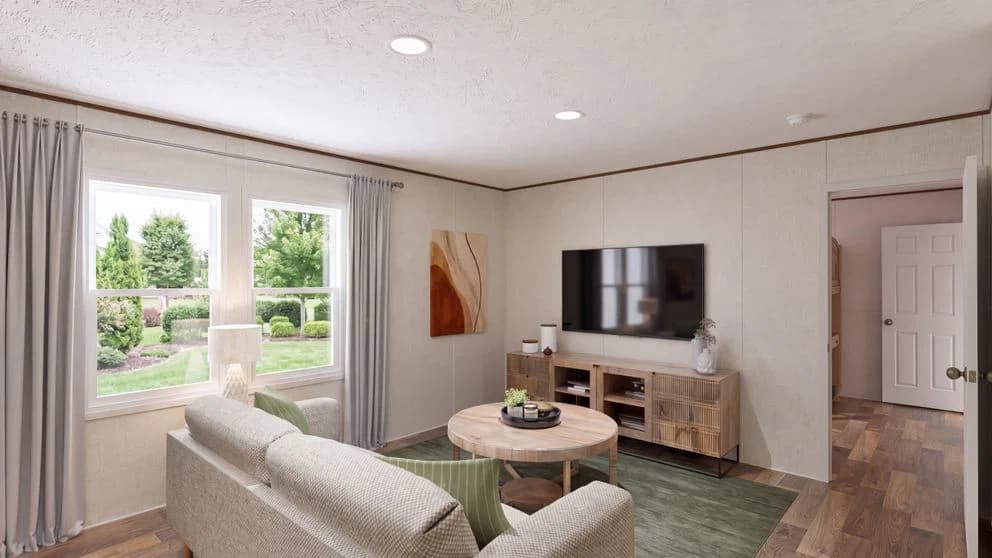 Spruce interior home features