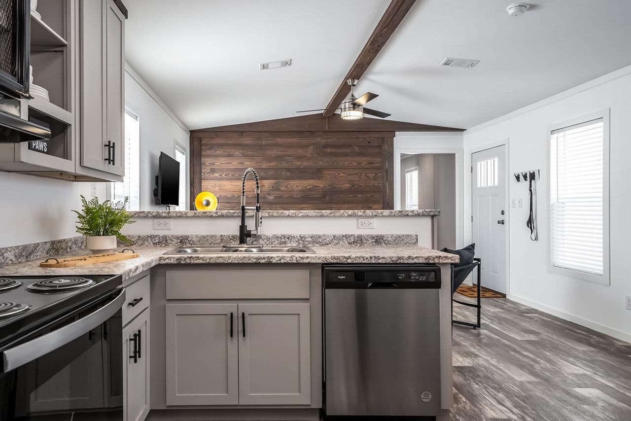 The zephyr kitchen and hero home features