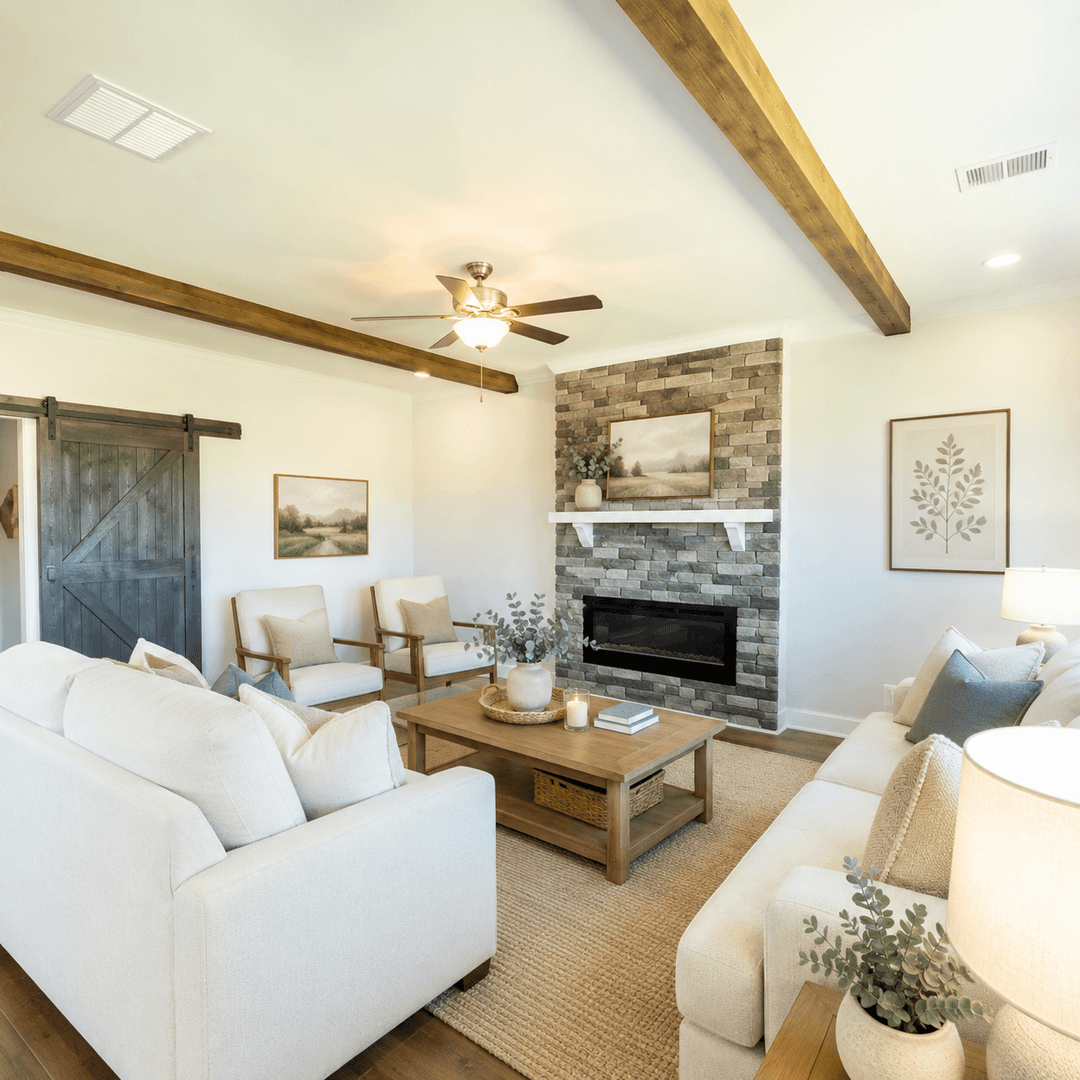 Cedar lake interior home features