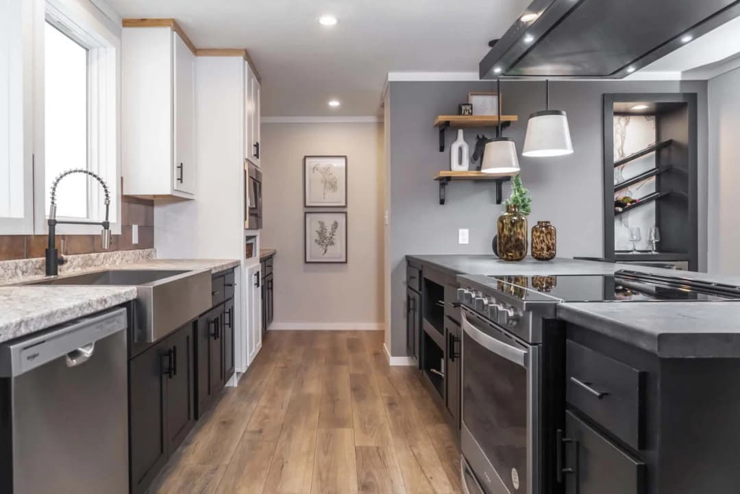 Bourbon kitchen home features