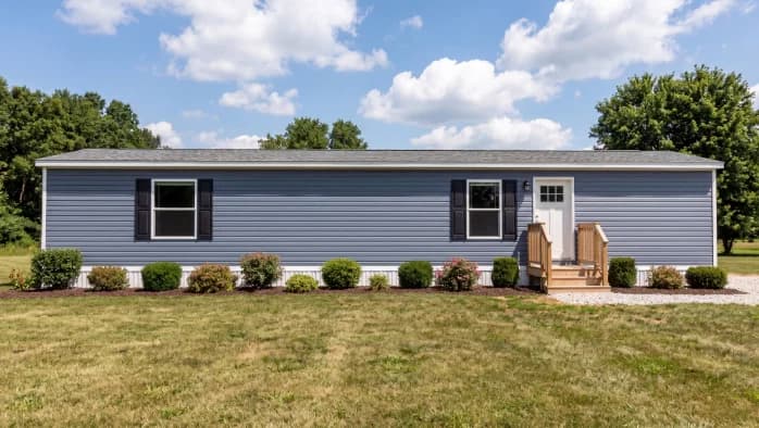 Lewis hero, elevation, and exterior home features