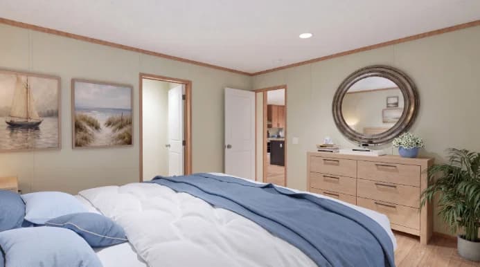 Snowcap bedroom home features
