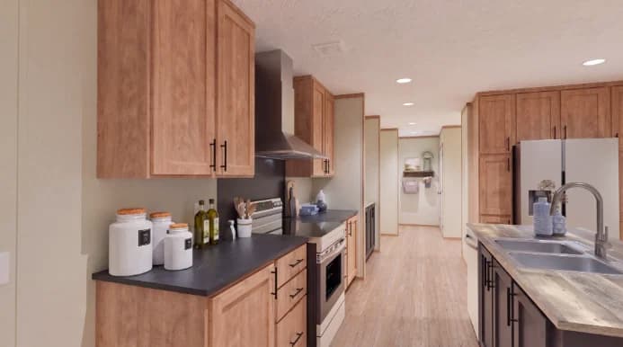 Snowcap kitchen home features