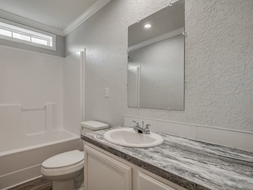 The mason lot #9 bathroom home features