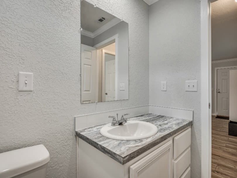 The mason lot #9 bathroom home features