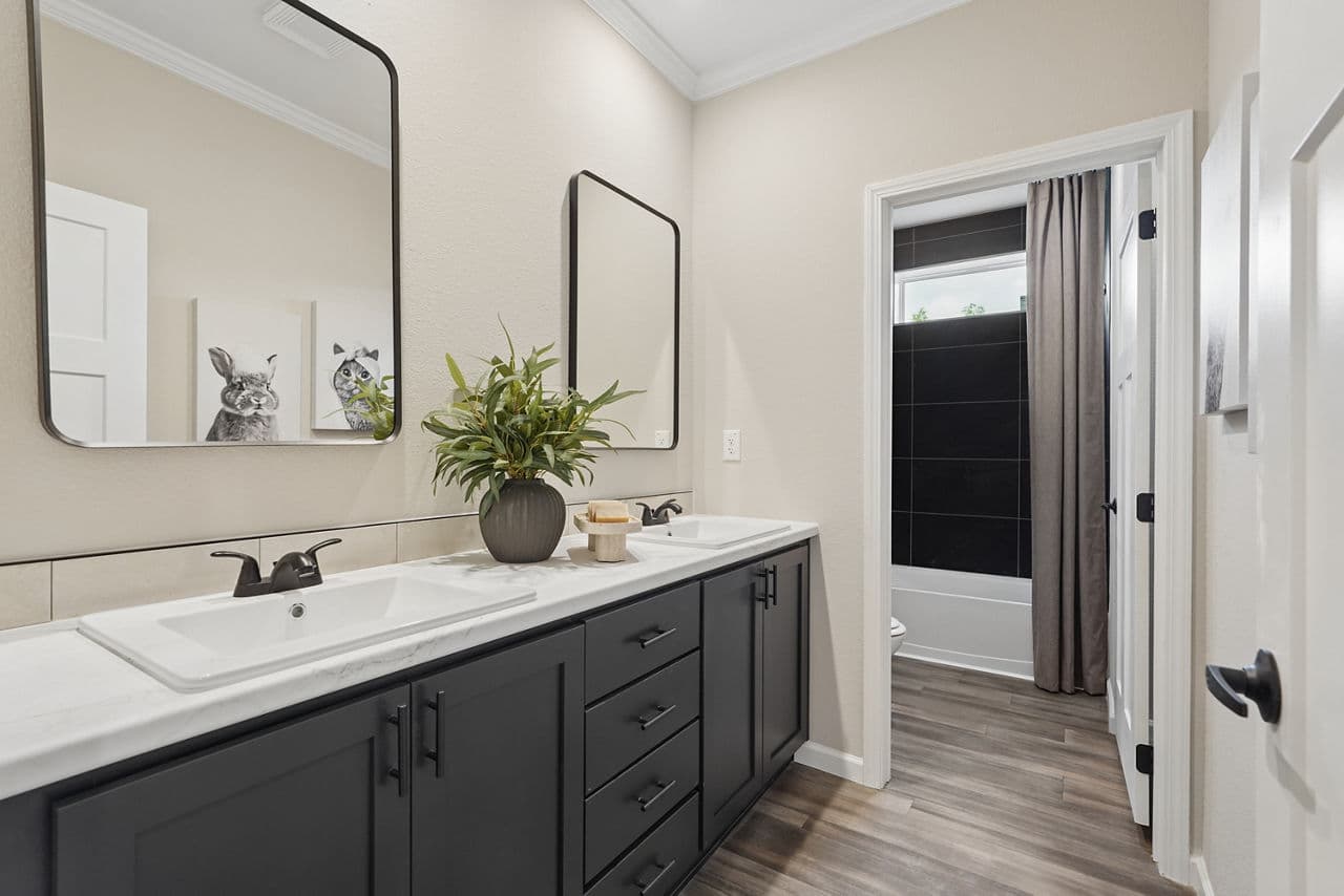 The haven bathroom home features