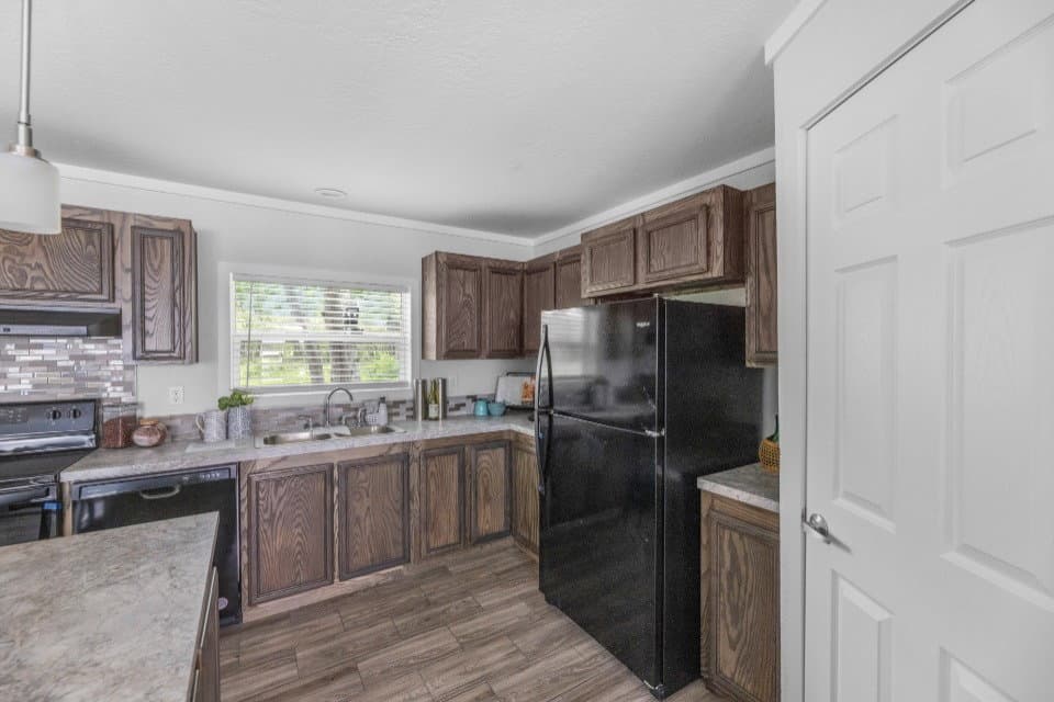 The murphy lot #8 kitchen home features
