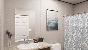 The blossom lot #26 bathroom home features