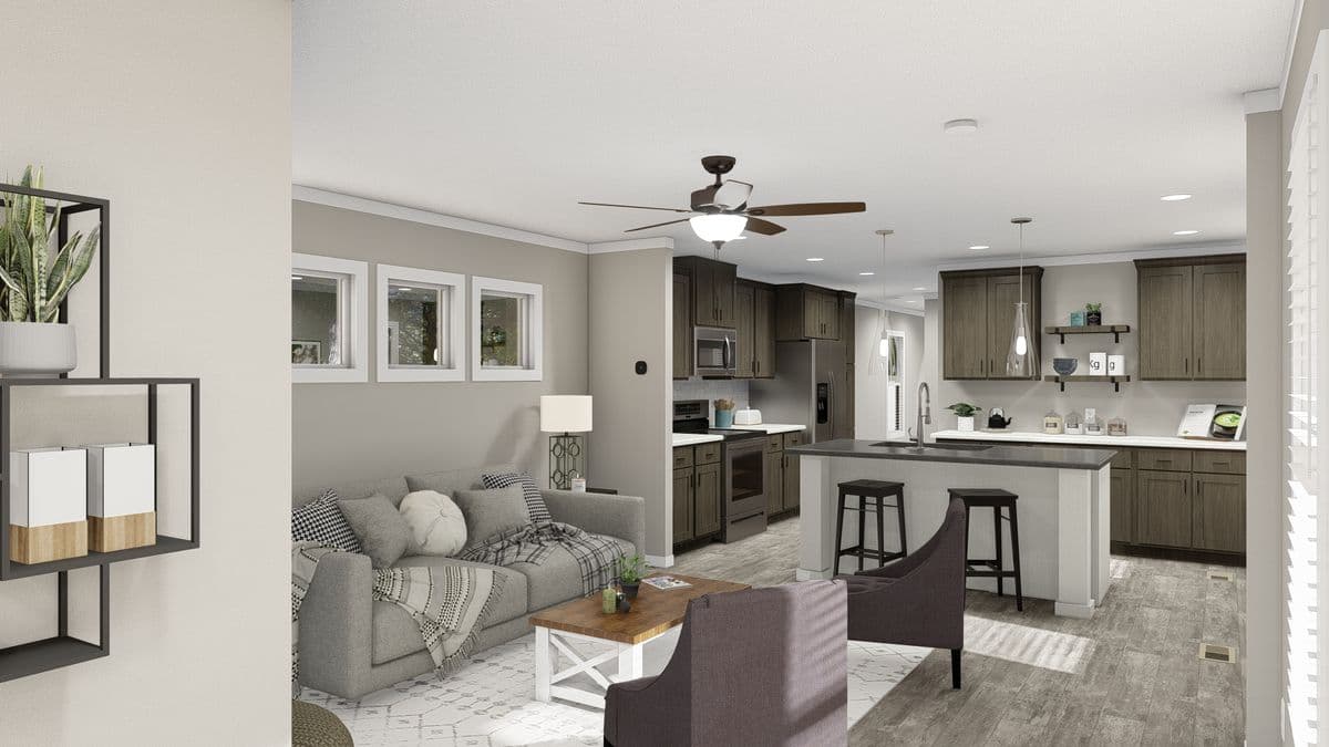 The alexander interior home features