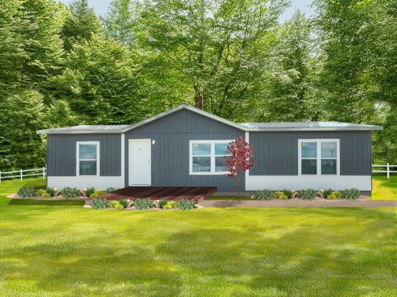 The mason lot #9 elevation and exterior home features