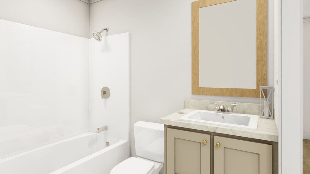Walk the line bathroom home features