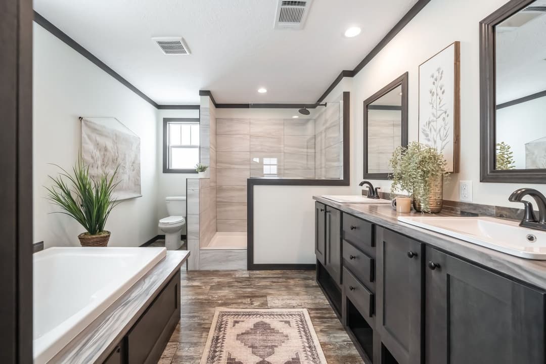 Boujee 56 bathroom home features