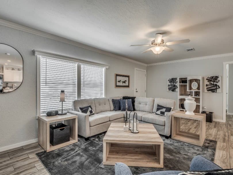 The mason lot #9 interior home features