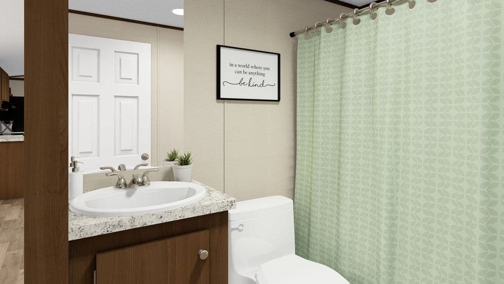 The bliss lot #25 bathroom home features