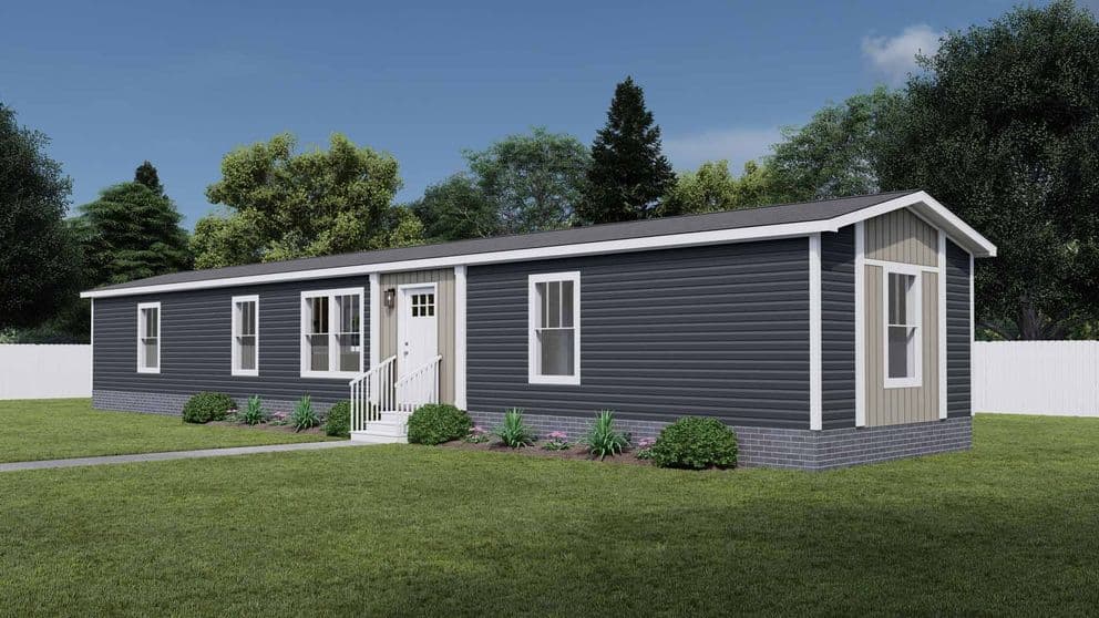 Move on up elevation and exterior home features