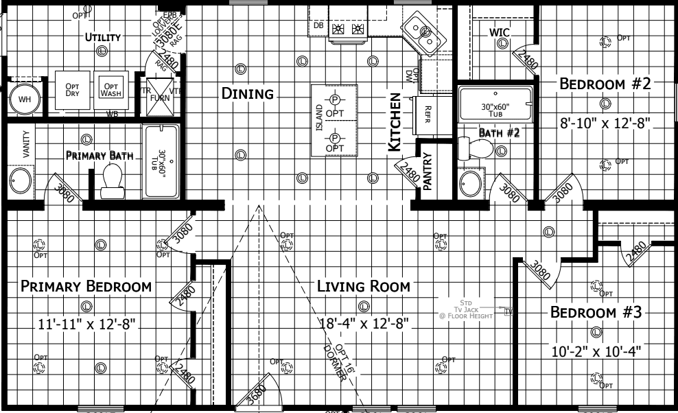 Rm2844b floor plan home features