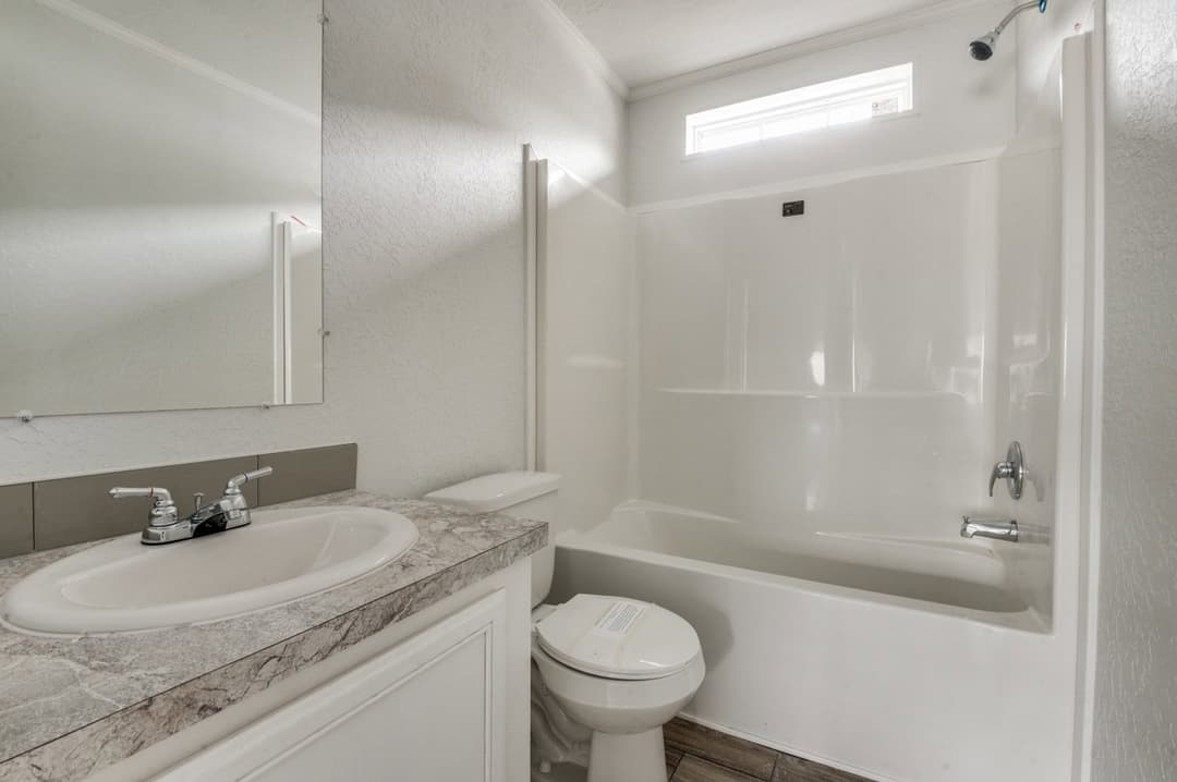 The murphy lot #8 bathroom home features