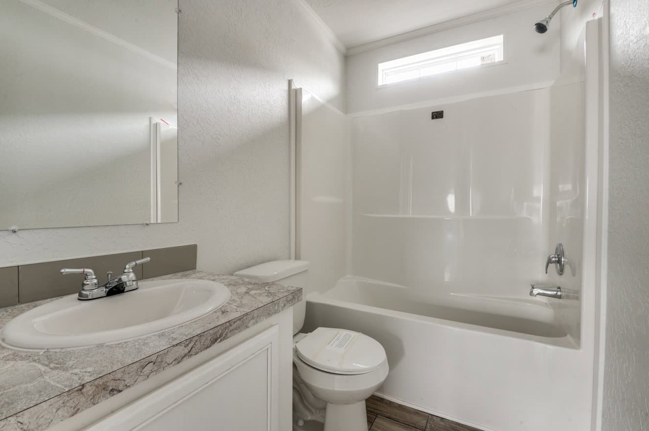 The murphy lot #8 bathroom home features