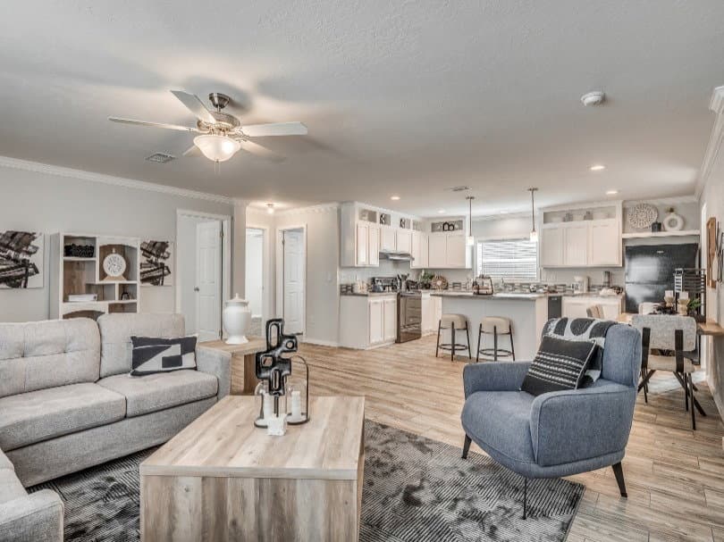 The mason lot #9 interior home features