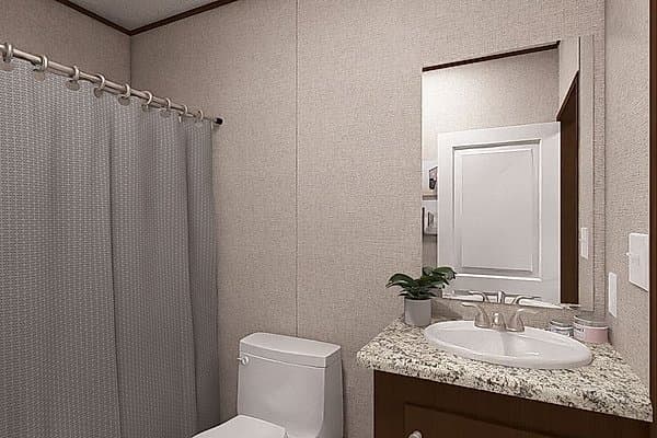 Red lot #23  bathroom home features
