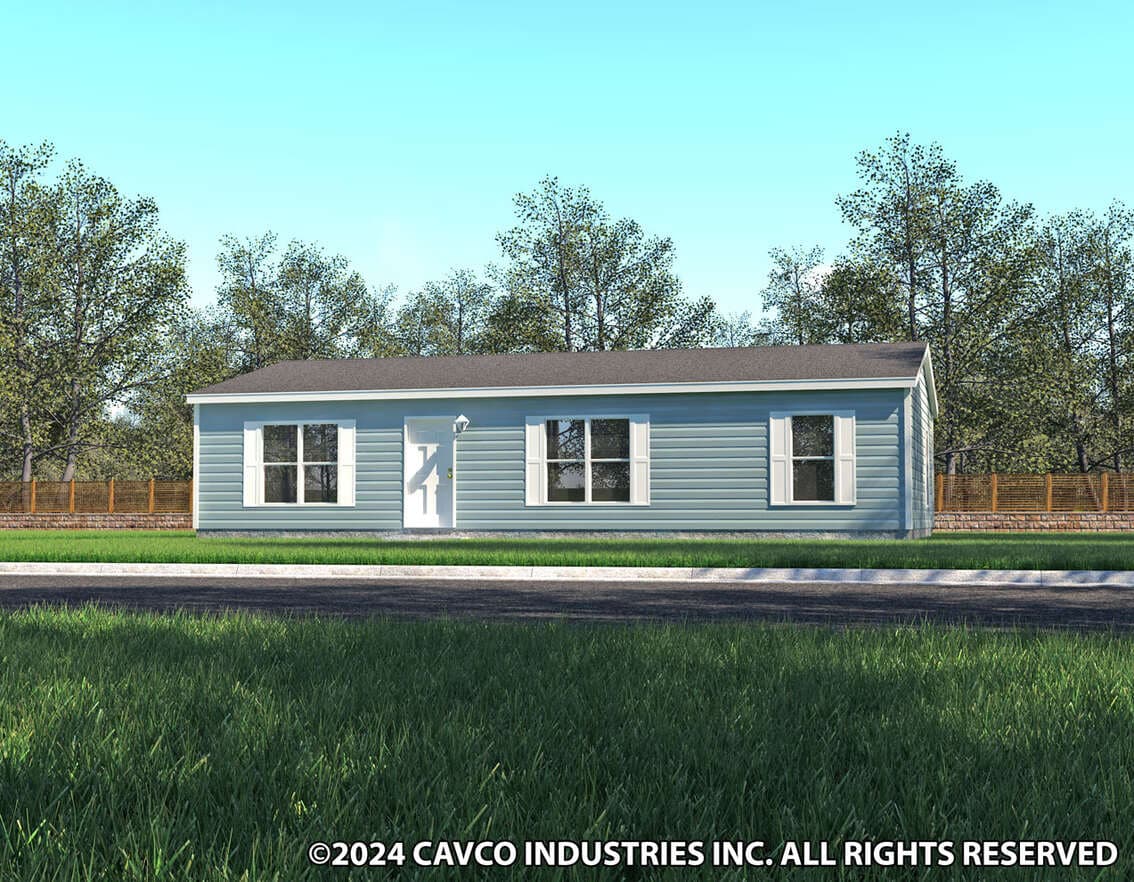 Canyon lake multi-wide 28443t elevation, exterior, and hero home features